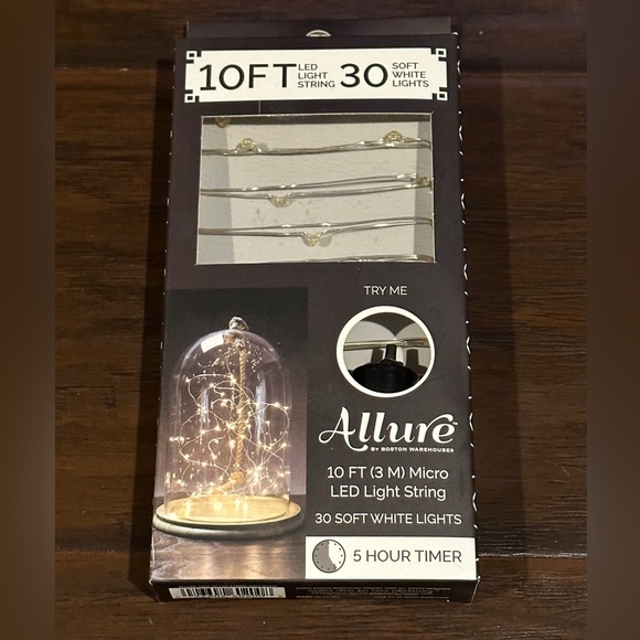 Light String 10 FT Micro LED New - Picture 2 of 3